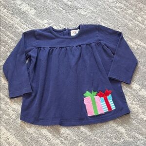 Luigi Navy Kids Shirt with Gift Box Design